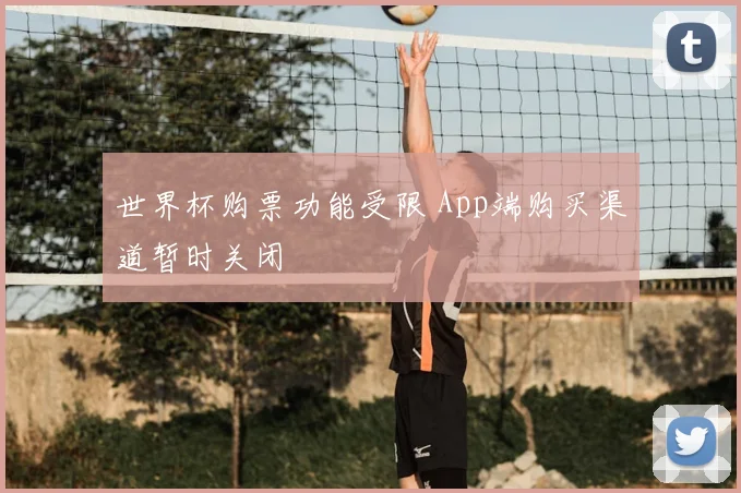 世界杯购票功能受限 App端购买渠道暂时关闭